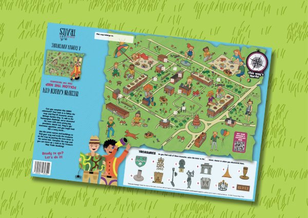 Welwyn Garden City: A Giant's Picnic Treasure Map - Treasure Map Trails