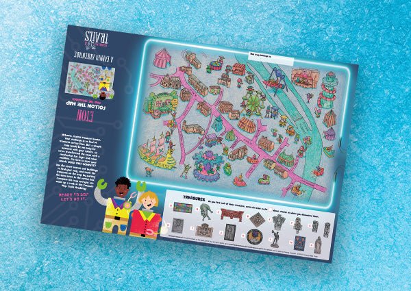 Eton Robot Funfair Theme Map | Treasure Map Trails
